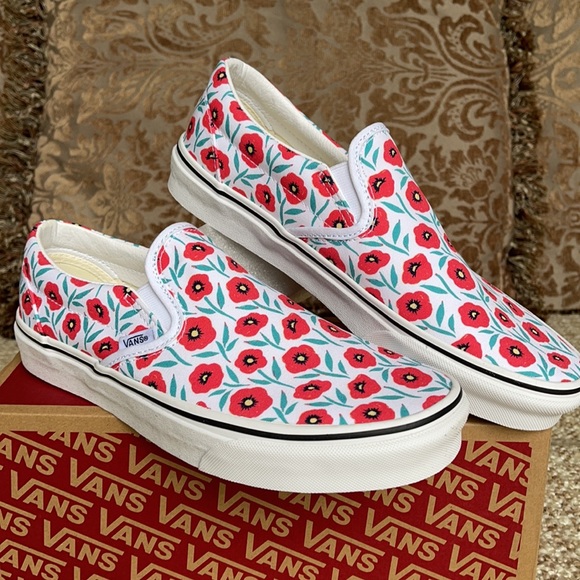 Vans Classic Slip-On Flowers/True White WMNS - Picture 7 of 16